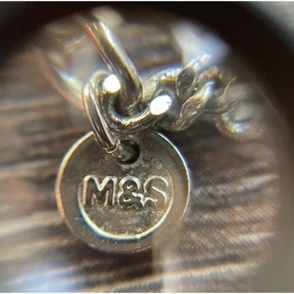 Vintage Marks & Spencer glass & Crystal Twisted Necklace M&S Necklace Sz 20” - Picture 15 of 16